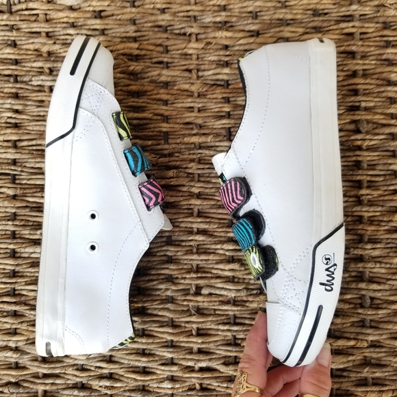 DVS Farah WHITE BMX DC Skate Shoes (Womens 7.5) Retro 80's 90's SNEAKERS - Picture 4 of 10